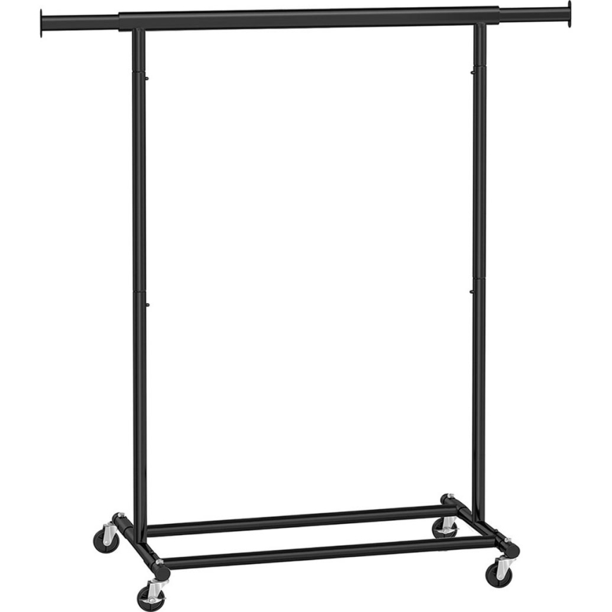 Mobilní stojanový věšák LINEA černá