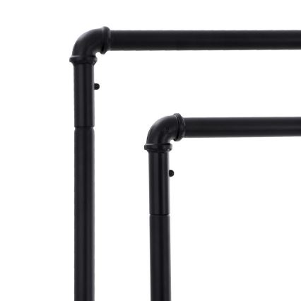 Mobilní stojanový věšák LINEA černá