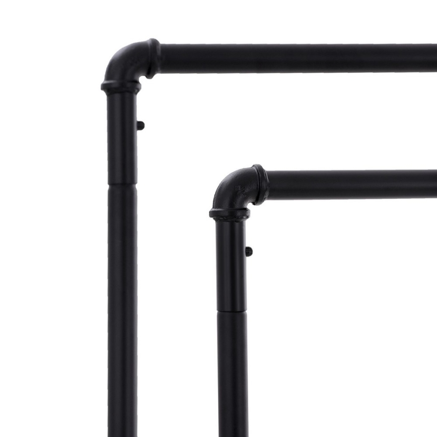 Mobilní stojanový věšák LINEA černá