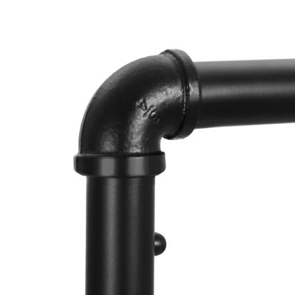 Mobilní stojanový věšák LINEA hnědá/černá