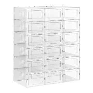 Modulární regál s přihrádkami BOXIFY bílá