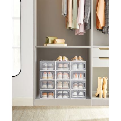 Modulární regál s přihrádkami BOXIFY bílá