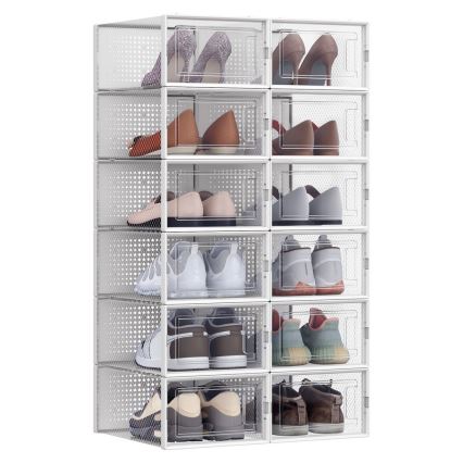 Modulární regál s přihrádkami BOXIFY bílá