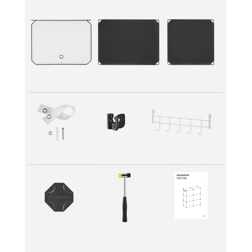 Modulární regál s přihrádkami BOXIFY černá