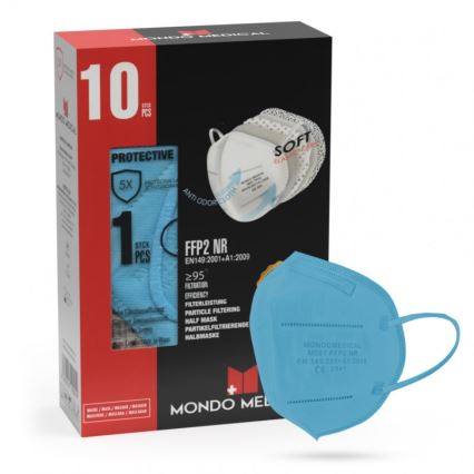 Mondo Medical Respirátor FFP2 NR Light blue 1ks