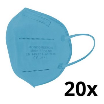 Mondo Medical  Respirátor FFP2 NR Light blue 20ks