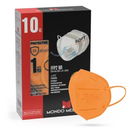 Mondo Medical Respirátor FFP2 NR Orange 100ks