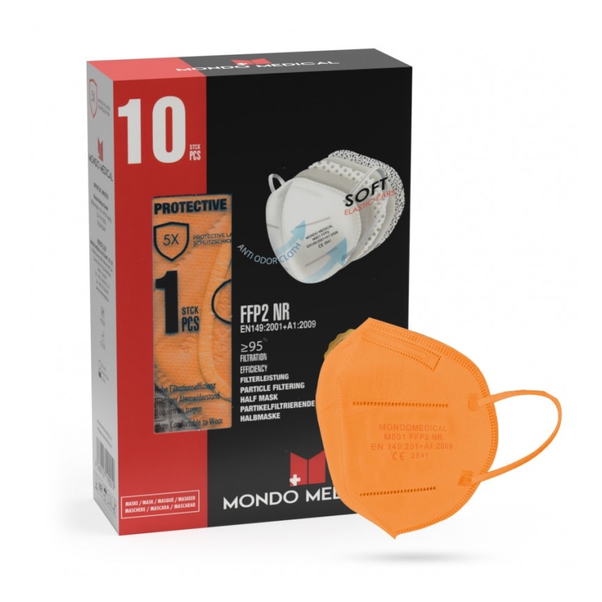 Mondo Medical Respirátor FFP2 NR Orange 20ks
