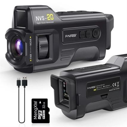 Monokulární dalekohled s nočním viděním 6x25 2000 mAh