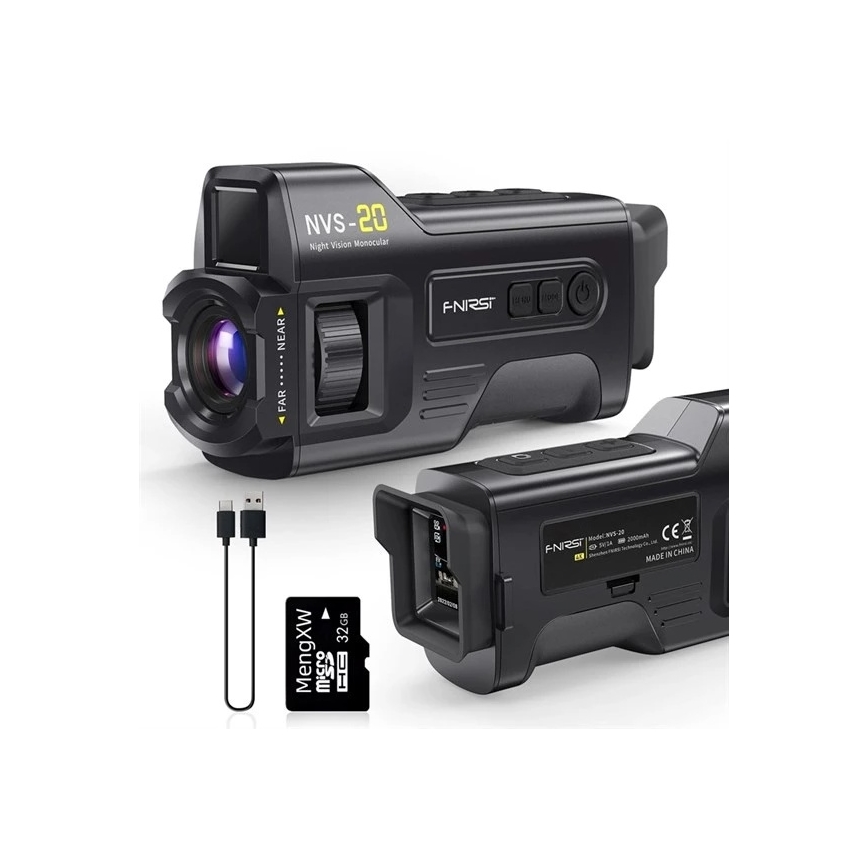 Monokulární dalekohled s nočním viděním 6x25 2000 mAh