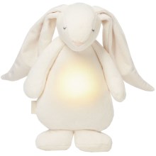 Moonie - Dětská noční lampička zajíček cream