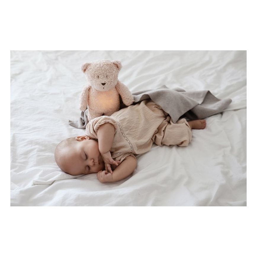 Moonie - Usínáček s melodií a světlem medvídek polar