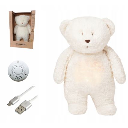 Moonie - Usínáček s melodií a světlem medvídek polar
