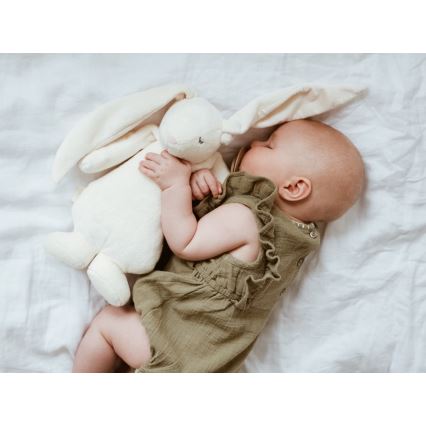 Moonie - Usínáček s melodií a světlem zajíček 2.0 organic polar