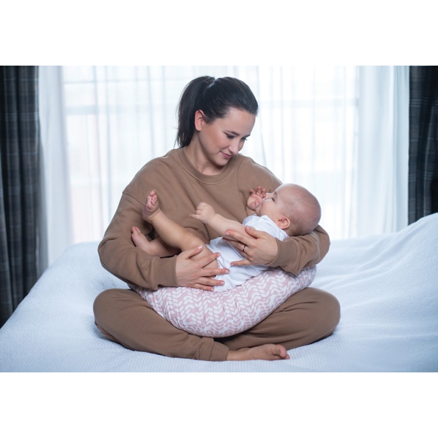 MOTHERHOOD - Kojicí polštář CLASSICS růžová