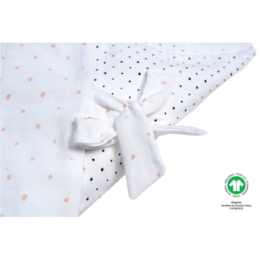MOTHERHOOD - Zavinovačka bavlněná BIO 85x85 cm