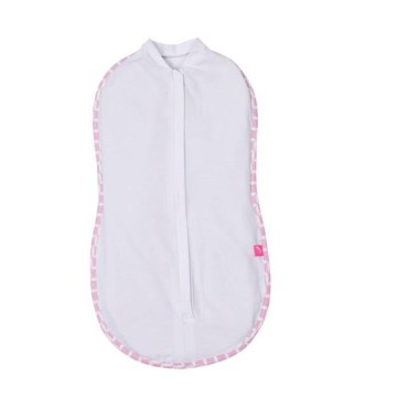 MOTHERHOOD - Zavinovačka Zip & swaddle CLASSICS 2,5-5 kg růžová