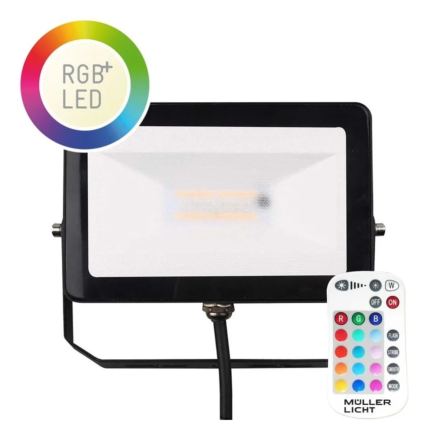 Müller-Licht - LED RGBW Stmívatelný venkovní reflektor LED/10W/230V IP65 + dálkové ovládání