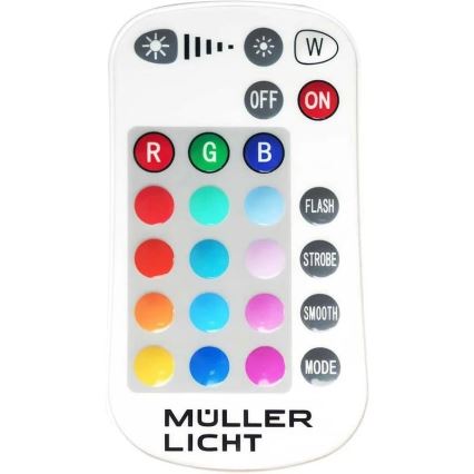Müller-Licht - LED RGBW Stmívatelný venkovní reflektor LED/10W/230V IP65 + dálkové ovládání