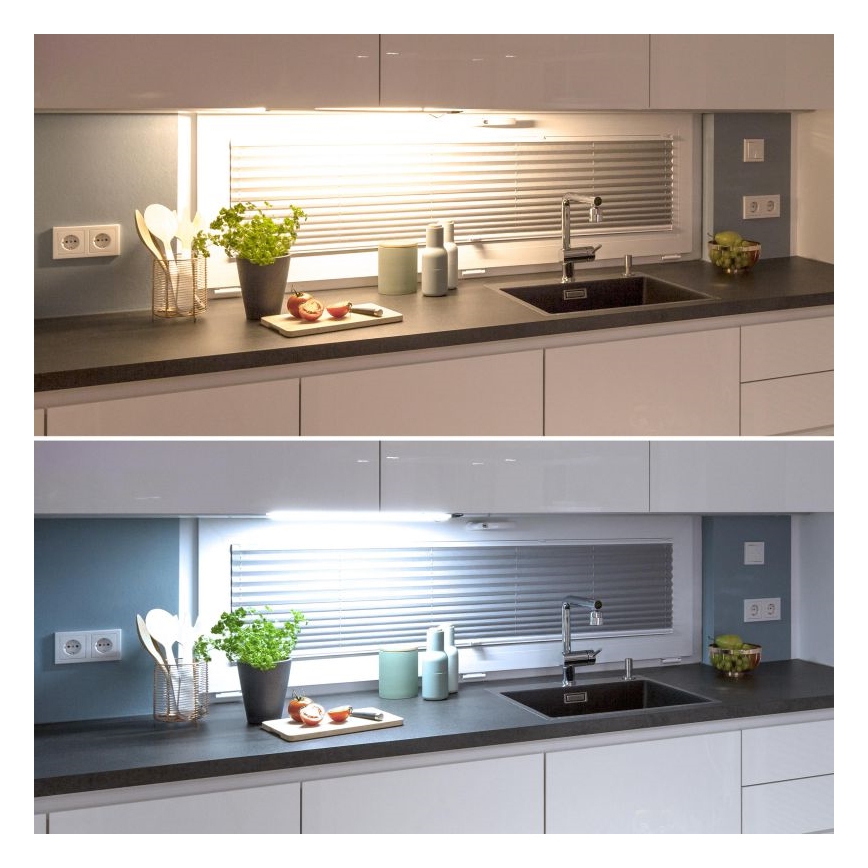 Müller-Licht - LED Stmívatelné podlinkové svítidlo se senzorem pohybu OLUS LED/11W/230V 3000/4000K