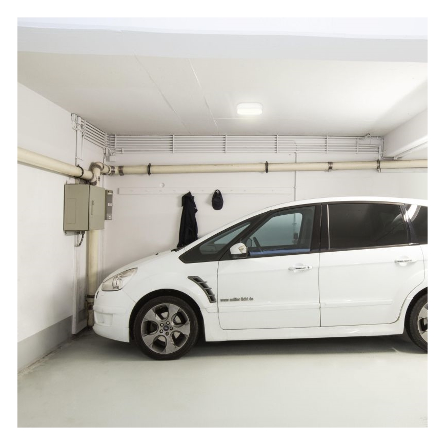 Müller-Licht - LED Venkovní stropní svítidlo se senzorem IPSUM LED/8W/230V IP54