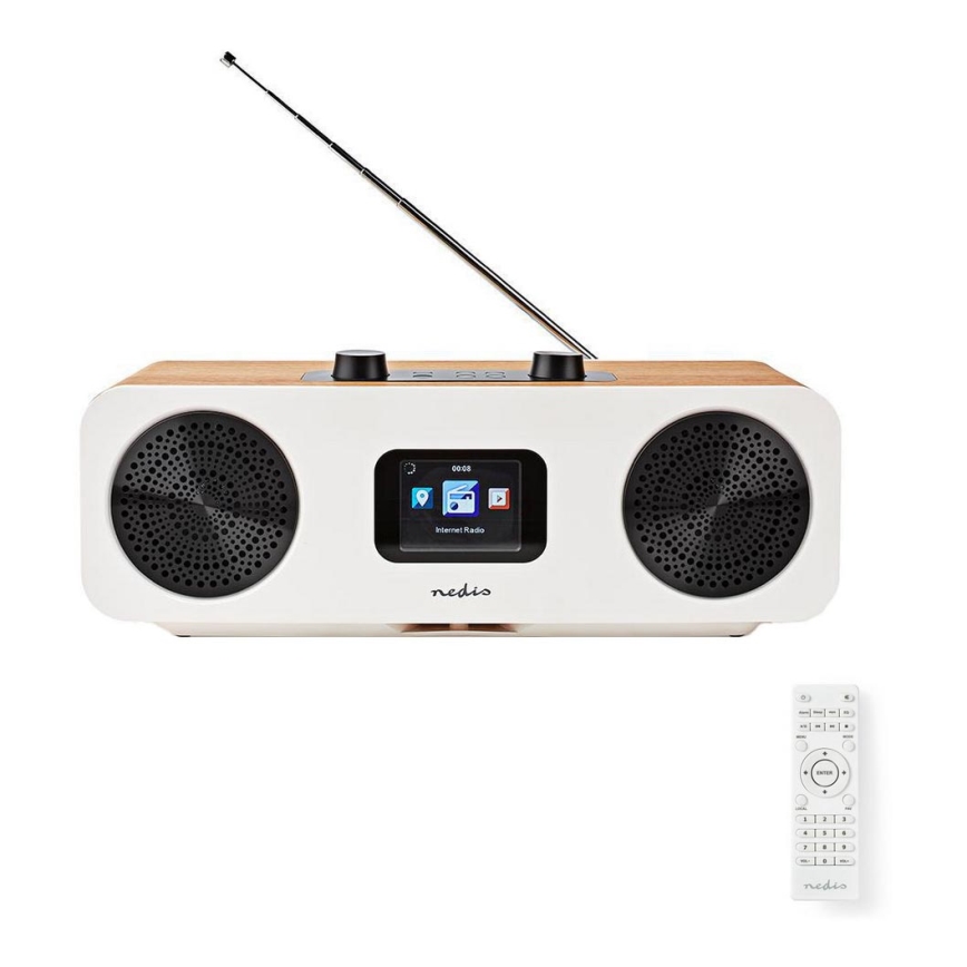 Multifunkční internetové rádio 34W/230V DAB+ FM Wi-Fi Bluetooth USB + dálkové ovládání