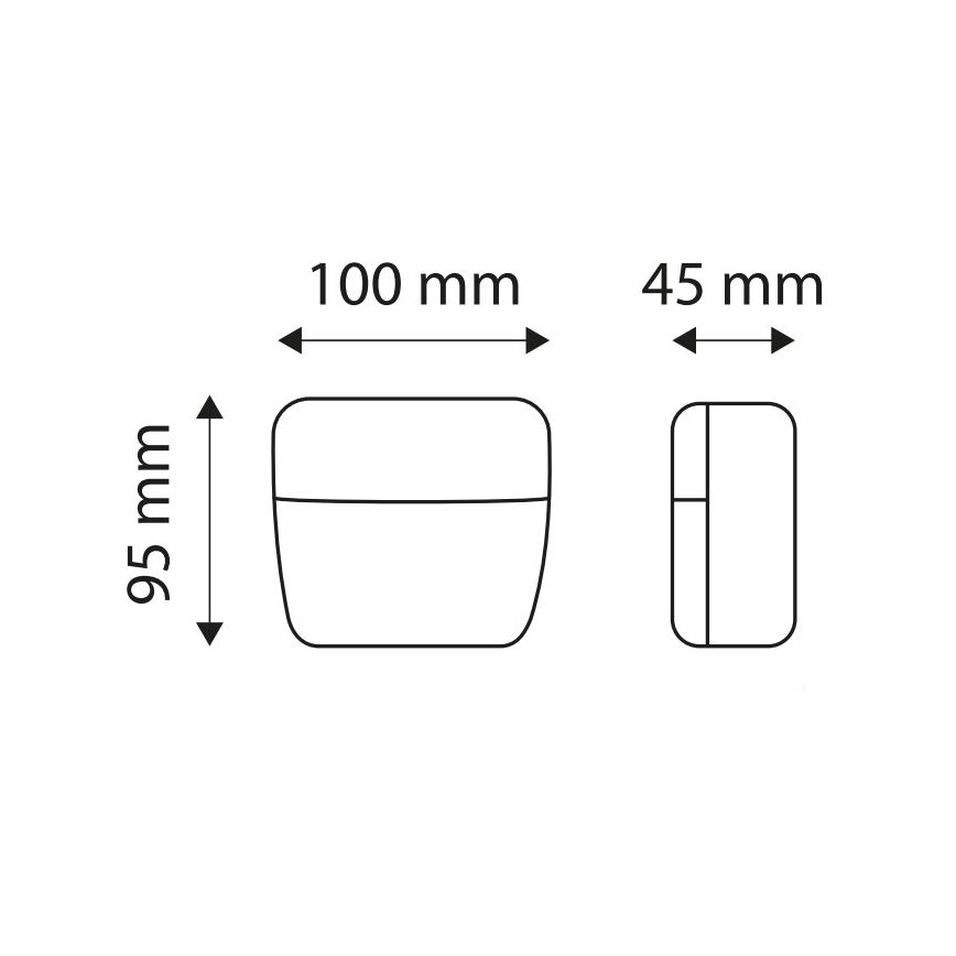 Multifunkční zadní svítidlo MULTI H1/47W/12-24V IP67 červená