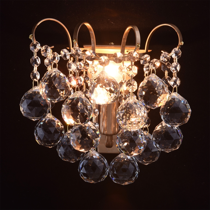 MW-LIGHT - Křišťálové nástěnné svítidlo CRYSTAL 1xE14/60W/230V