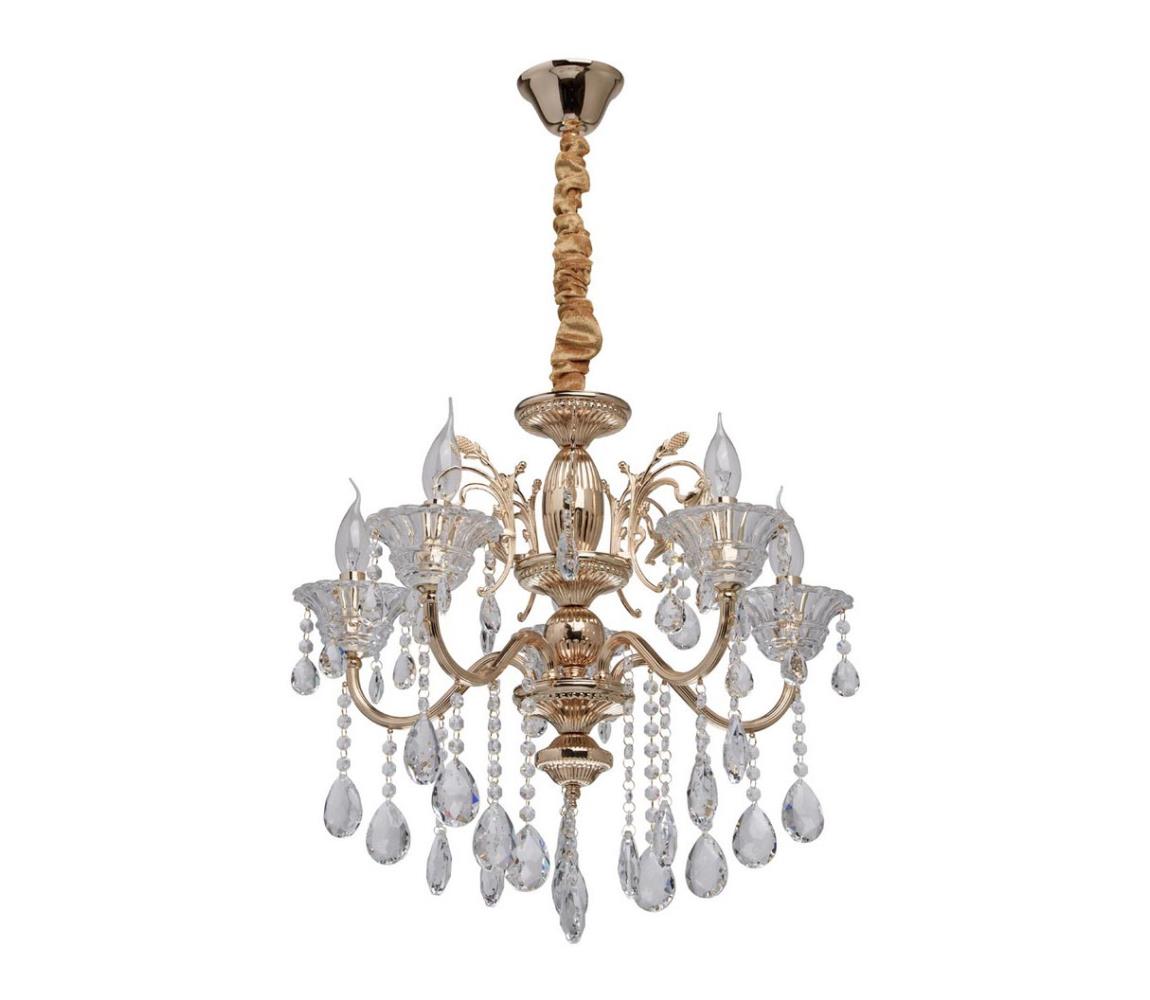 MW-LIGHT MW-LIGHT - Křišťálový lustr na lanku CRYSTAL 5xE14/40W/230V MW0213