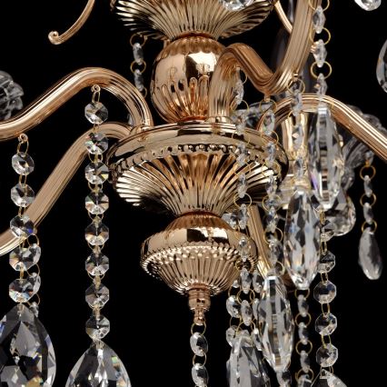 MW-LIGHT - Křišťálový lustr na lanku CRYSTAL 5xE14/40W/230V