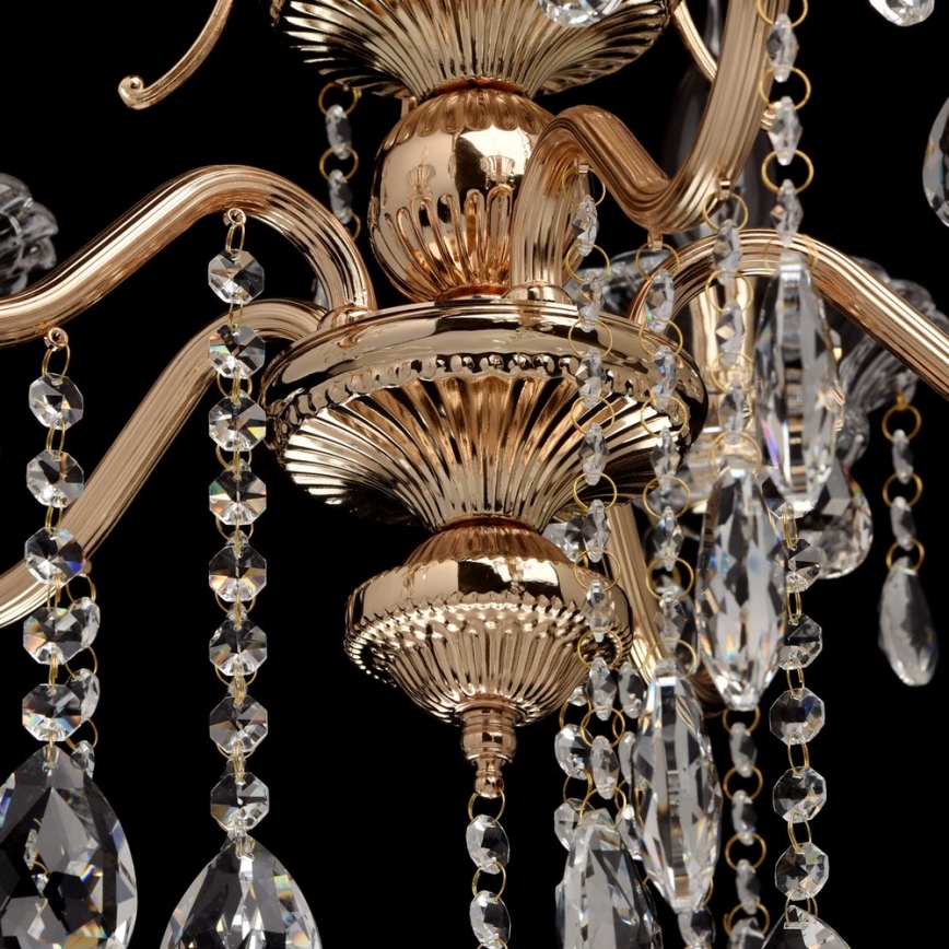 MW-LIGHT - Křišťálový lustr na lanku CRYSTAL 5xE14/40W/230V