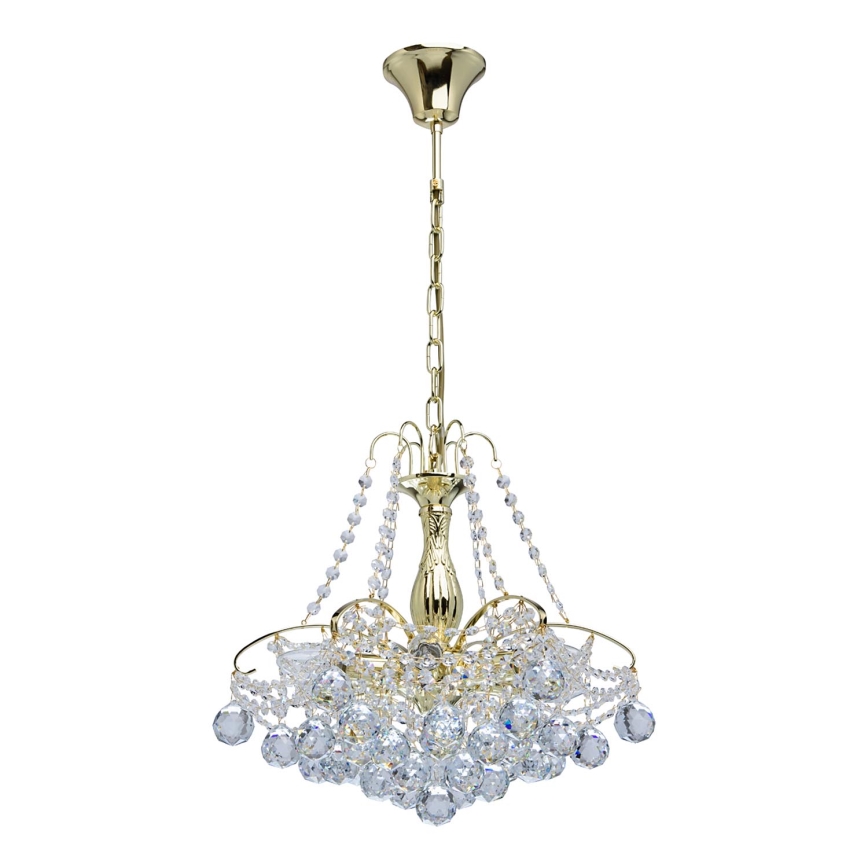 MW-LIGHT - Křišťálový lustr na řetězu CRYSTAL 6xE14/60W/230V