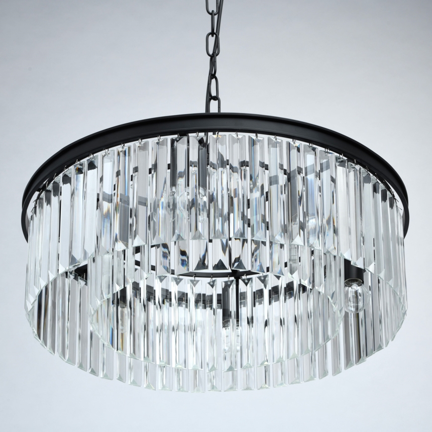 MW-LIGHT - Křišťálový lustr na řetězu LOFT 6xE14/60W/230V
