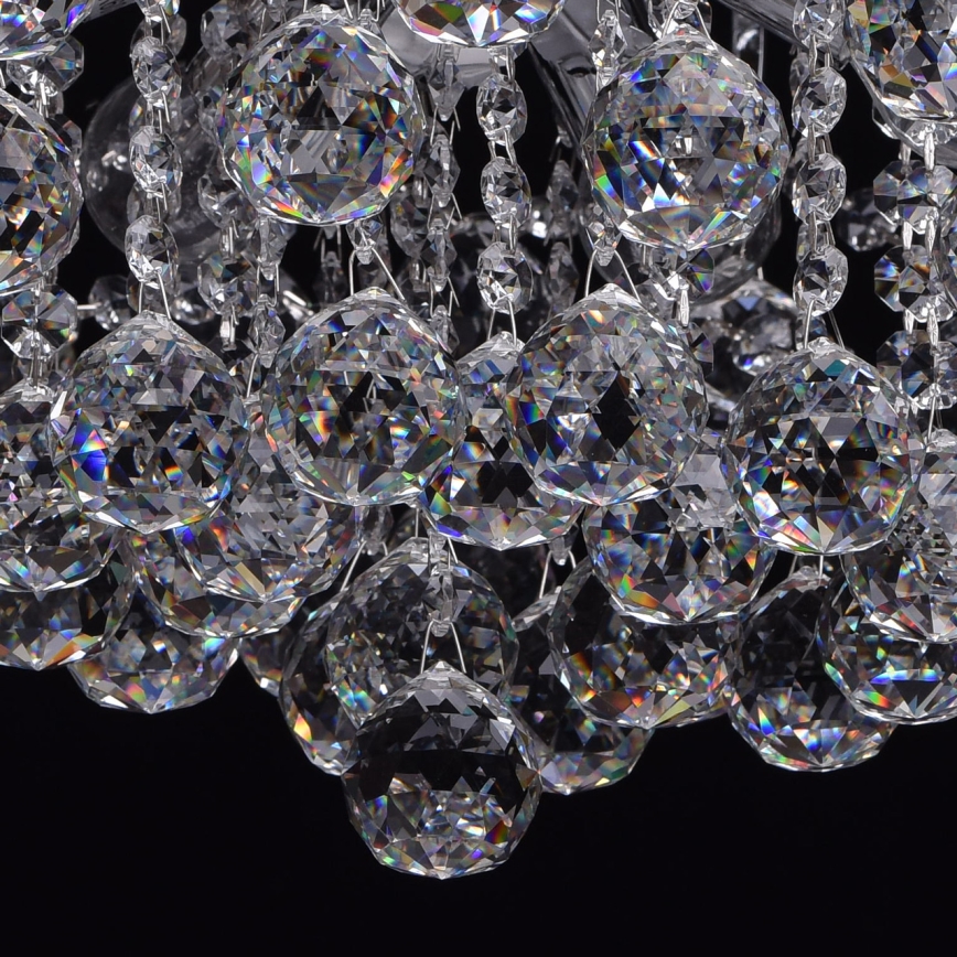 MW-LIGHT - Křišťálový lustr na tyči CRYSTAL 6xE14/60W/230V