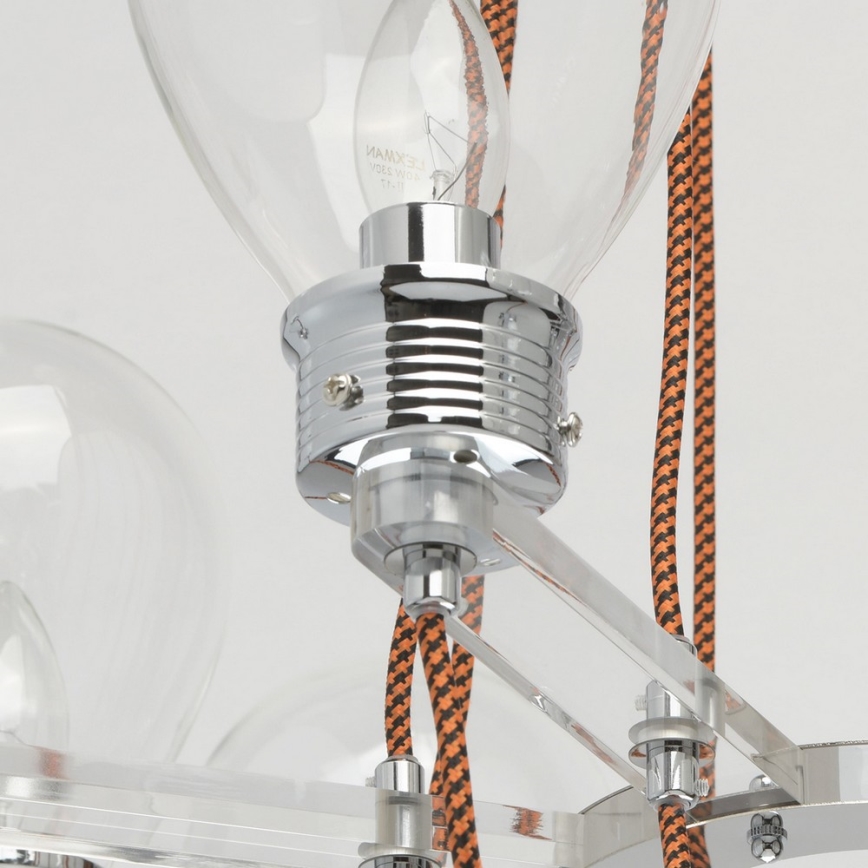 MW-LIGHT - Lustr na lanku LOFT HAMBURG 8xE14/5W/230V