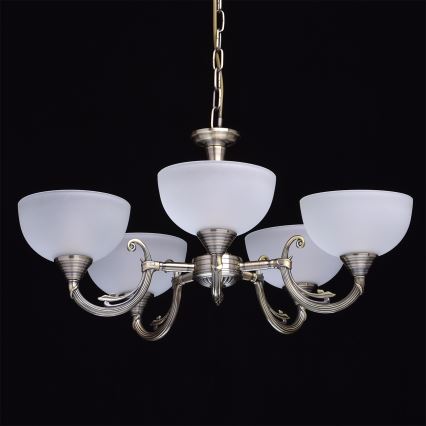 MW-LIGHT - Lustr na řetězu CLASSIC 5xE14/60W/230V