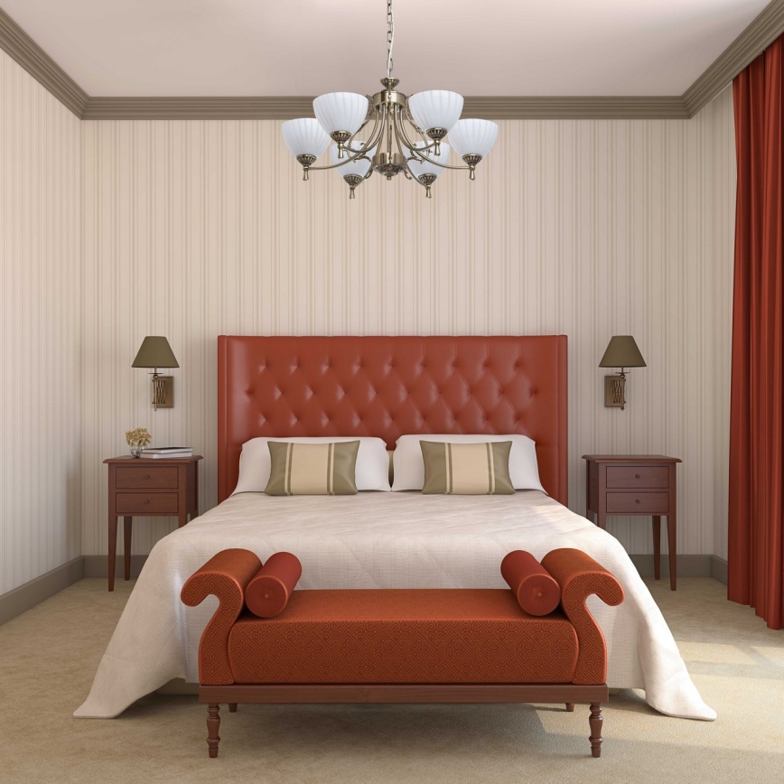 MW-LIGHT - Lustr na řetězu CLASSIC 6xE14/60W/230V