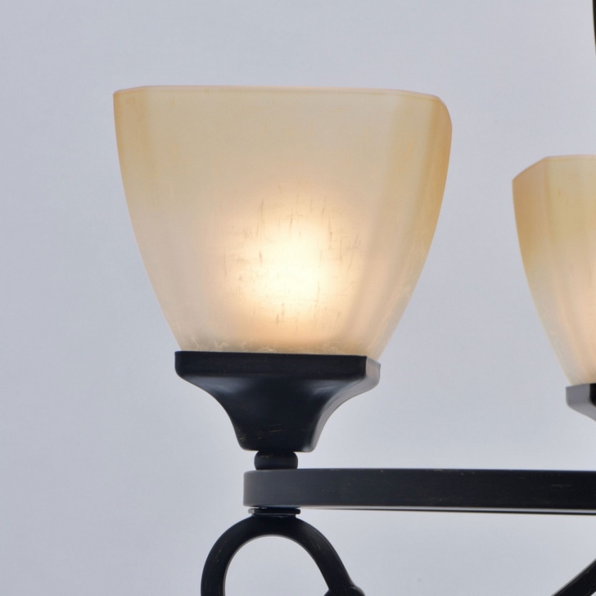MW-LIGHT - Lustr na řetězu COUNTRY 4xE27/60W/230V