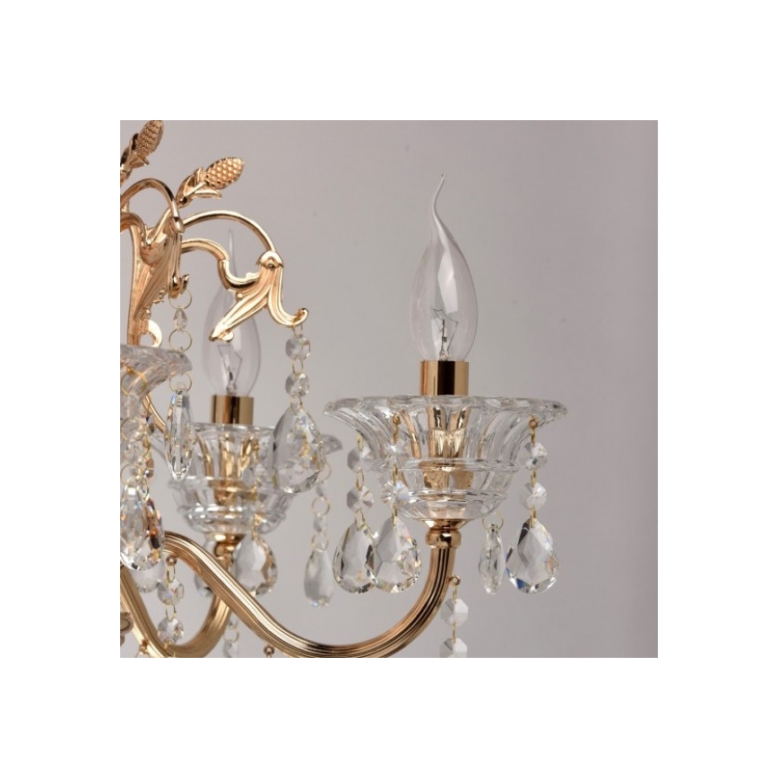 MW-LIGHT - Lustr na řetězu CRYSTAL 8xE14/40W/230V