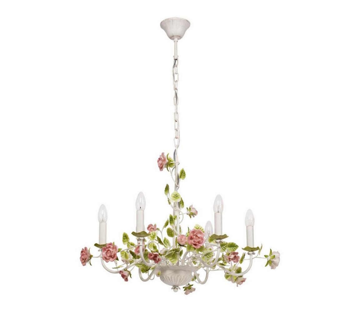 MW-LIGHT MW-LIGHT - Lustr na řetězu FLORA PROVENCE 6xE14/40W/230V MW0329
