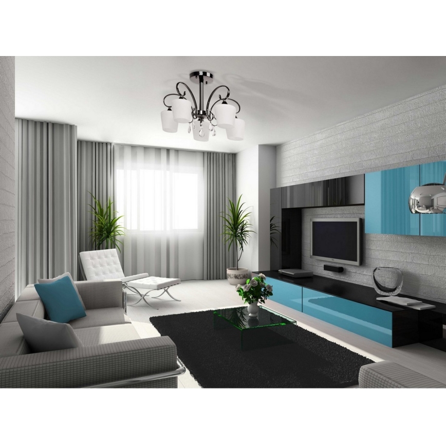 MW-LIGHT - Lustr na tyči PORTO 5xE27/60W/230V
