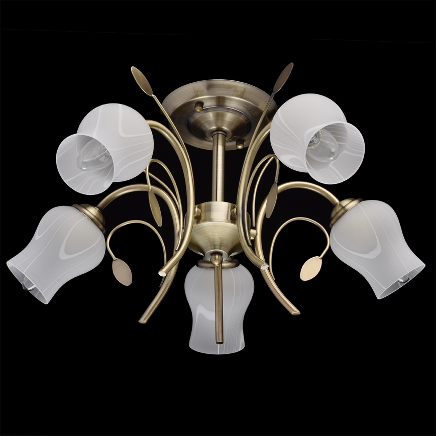 MW-LIGHT - Přisazený lustr FLORA 5xE14/60W/230V
