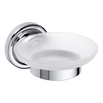 Mýdlenka 11x6,5 cm stříbrná