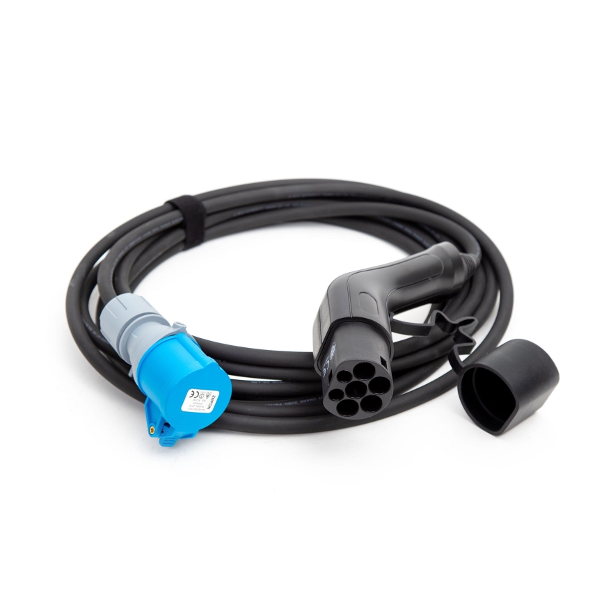 Nabíjecí kabel pro elektro obytné vozy typu 2 7 m 3,6kW 16A