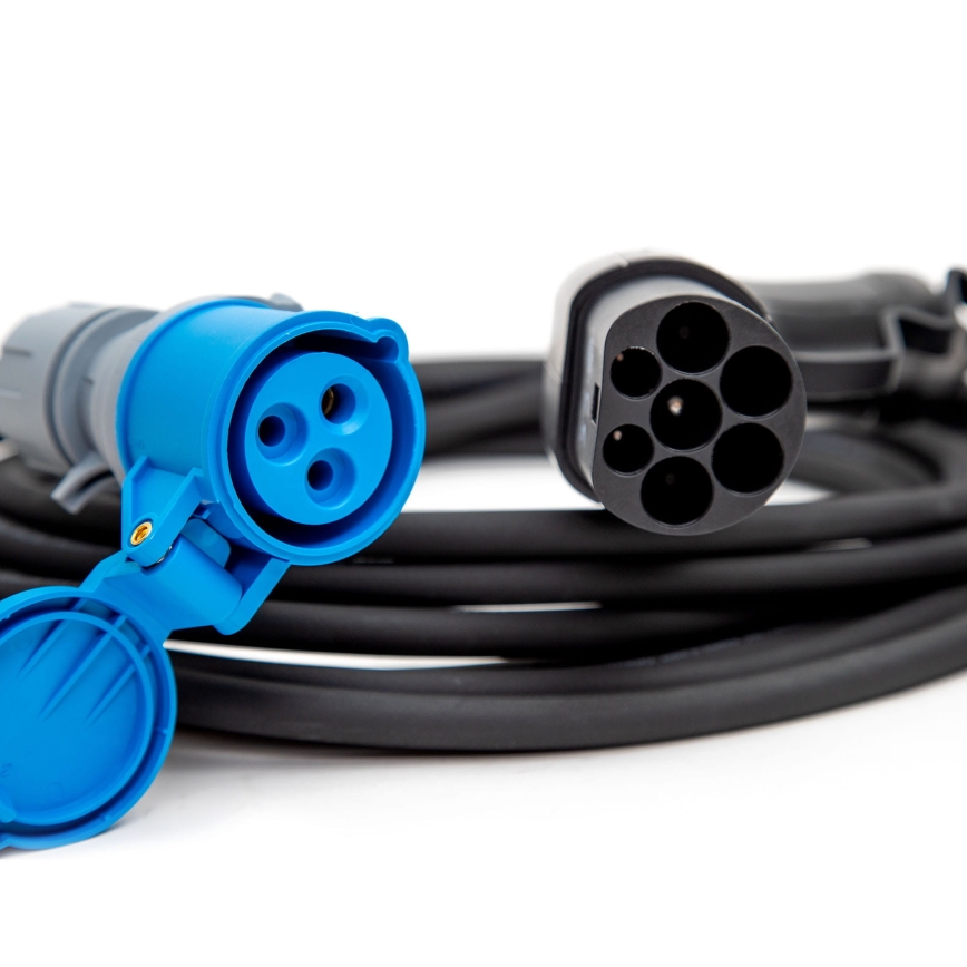 Nabíjecí kabel pro elektro obytné vozy typu 2 7 m 3,6kW 16A