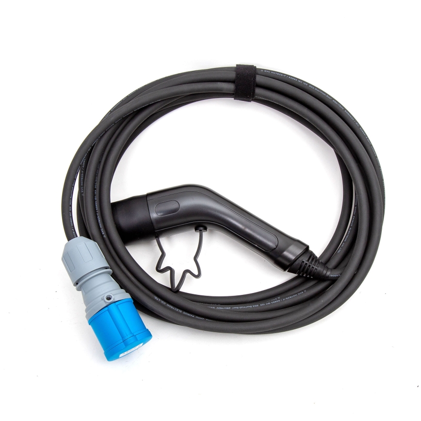 Nabíjecí kabel pro elektro obytné vozy typu 2 7 m 3,6kW 16A