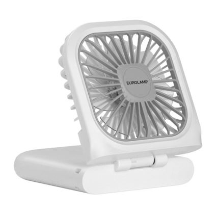Nabíjecí kapesní ventilátor 5W/5V 2500 mAh bílá