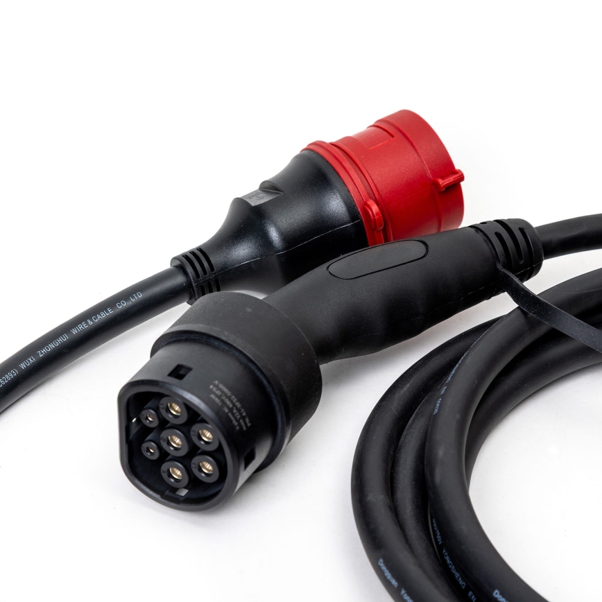 Nabíjecí stanice pro elektromobily typu 2 5 m 22kW 16A IP54 Tuya