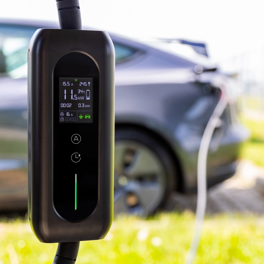 Nabíjecí stanice pro elektromobily typu 2 5 m 22kW 16A IP54 Tuya