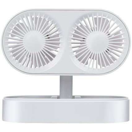 Nabíjecí stolní ventilátor 3,7V 1200 mAh bílá